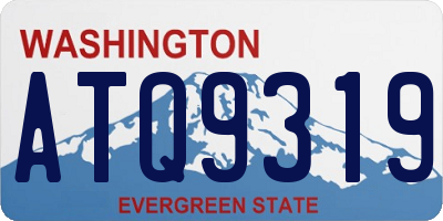 WA license plate ATQ9319