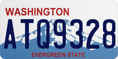 WA license plate ATQ9328