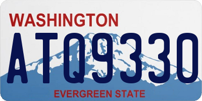 WA license plate ATQ9330