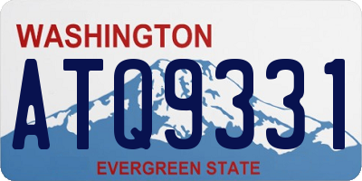 WA license plate ATQ9331