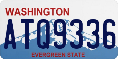 WA license plate ATQ9336