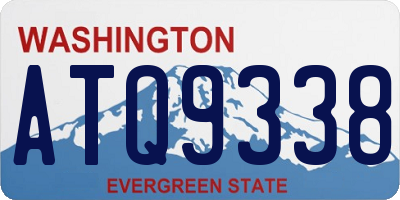 WA license plate ATQ9338