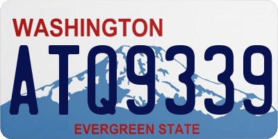 WA license plate ATQ9339
