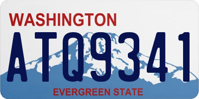 WA license plate ATQ9341