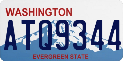 WA license plate ATQ9344