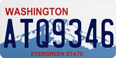 WA license plate ATQ9346