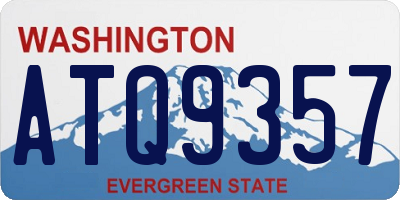 WA license plate ATQ9357