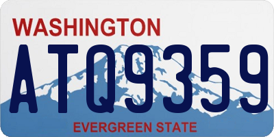 WA license plate ATQ9359