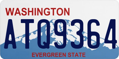 WA license plate ATQ9364