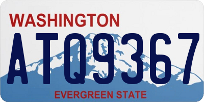 WA license plate ATQ9367