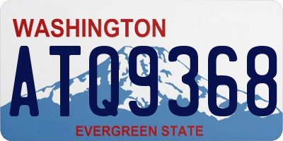 WA license plate ATQ9368