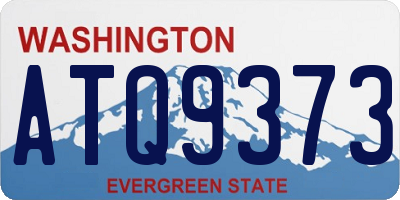 WA license plate ATQ9373