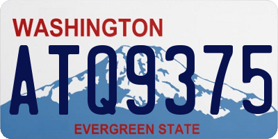 WA license plate ATQ9375