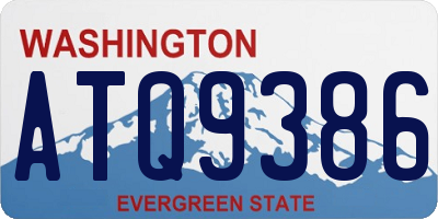 WA license plate ATQ9386