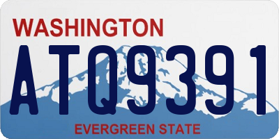 WA license plate ATQ9391