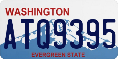 WA license plate ATQ9395
