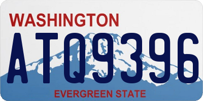 WA license plate ATQ9396