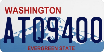 WA license plate ATQ9400