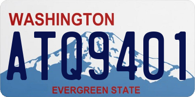 WA license plate ATQ9401
