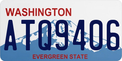 WA license plate ATQ9406