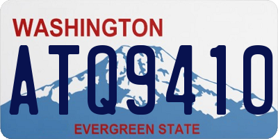 WA license plate ATQ9410