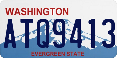 WA license plate ATQ9413