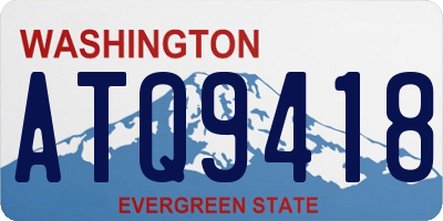 WA license plate ATQ9418