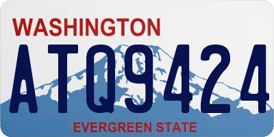 WA license plate ATQ9424