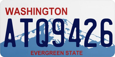 WA license plate ATQ9426
