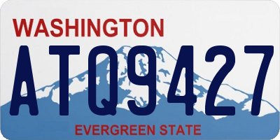 WA license plate ATQ9427
