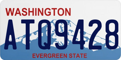 WA license plate ATQ9428