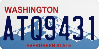 WA license plate ATQ9431