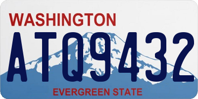 WA license plate ATQ9432