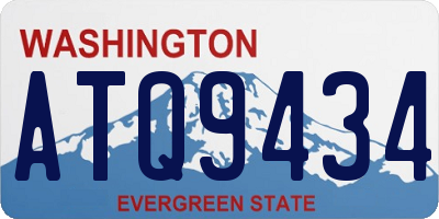 WA license plate ATQ9434