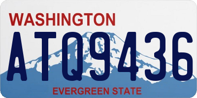 WA license plate ATQ9436