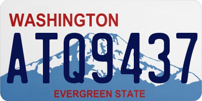 WA license plate ATQ9437