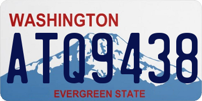 WA license plate ATQ9438