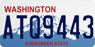 WA license plate ATQ9443