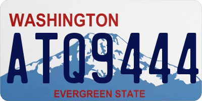 WA license plate ATQ9444