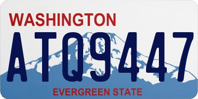 WA license plate ATQ9447