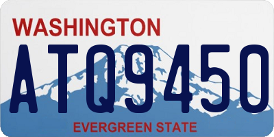 WA license plate ATQ9450