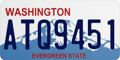WA license plate ATQ9451