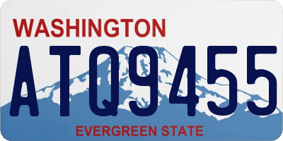 WA license plate ATQ9455