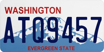 WA license plate ATQ9457