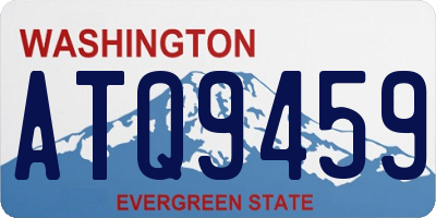 WA license plate ATQ9459