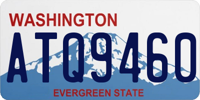 WA license plate ATQ9460