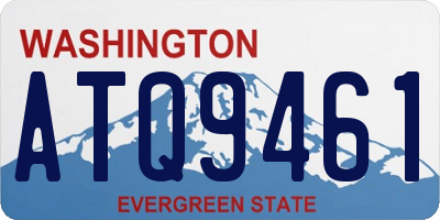 WA license plate ATQ9461
