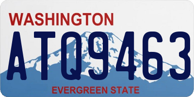 WA license plate ATQ9463
