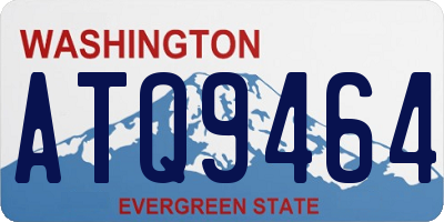 WA license plate ATQ9464