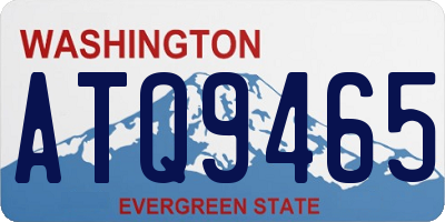 WA license plate ATQ9465